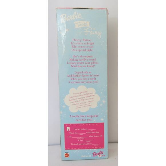 VINTAGE 2002 Tooth Fairy BARBIE #56402 New In Box Mattel Walmart Special Edition - Picture 2 of 11